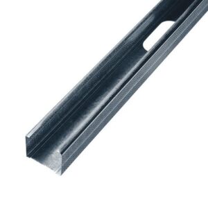 Montante galvanizado para tabiques 300x4,6x3,4/3,6 cm